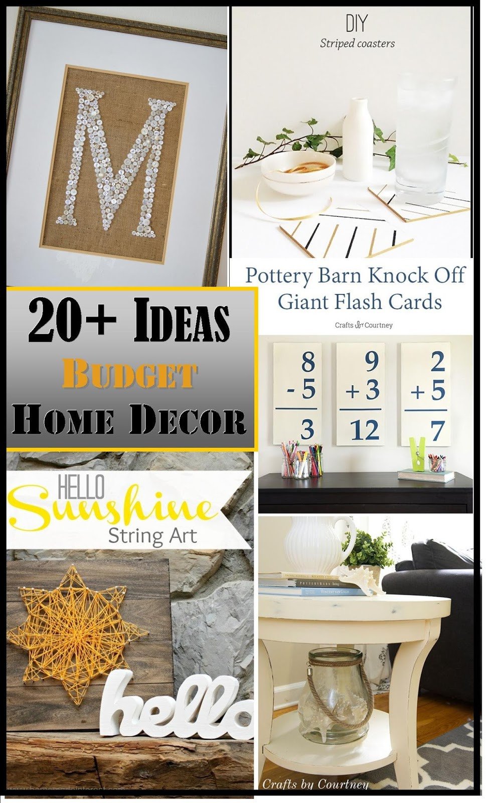 Decor Ideas On A Budget Luxury Decorating A Bud Ideas Plus the Creative Exchange Link Party Highlights