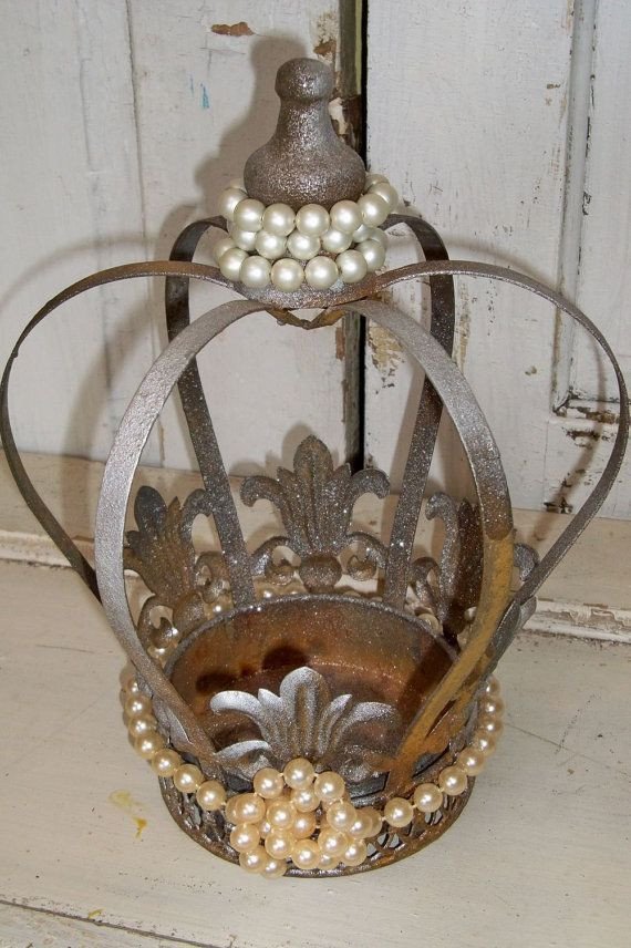 Decorative Crowns for Home Decor Fresh Decorative Metal Crown Painted Shimmer Bronze Accented Pearls Home Decor Anita Spero