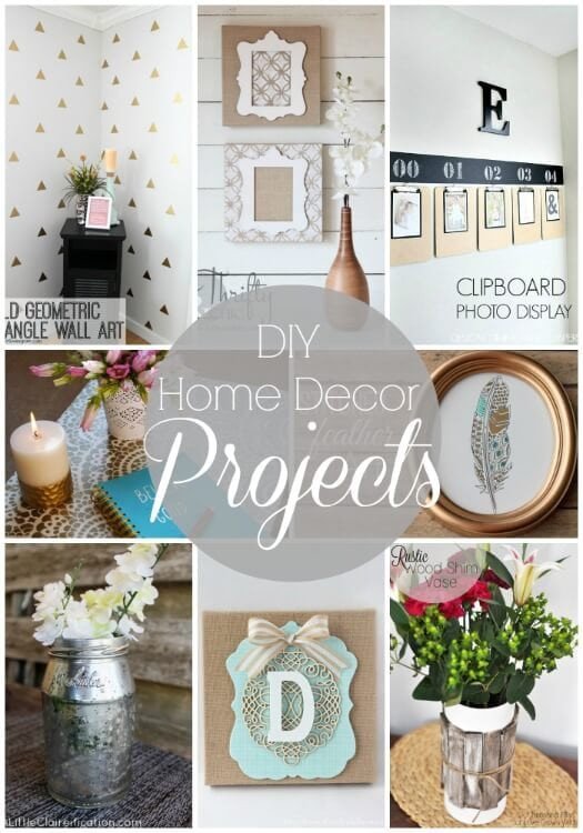 Diy Craft for Home Decor Unique 20 Diy Home Decor Projects Link Party Features I Heart Nap Time