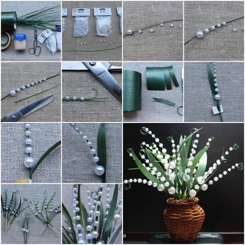 Diy Craft for Home Decor Unique How to Make Lily Of the Valley Step by Step Diy Tutorial Instructions