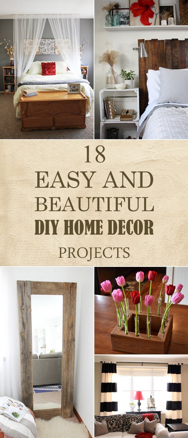 Diy Crafts for Home Decor Awesome 18 Easy and Beautiful Diy Home Decor Projects