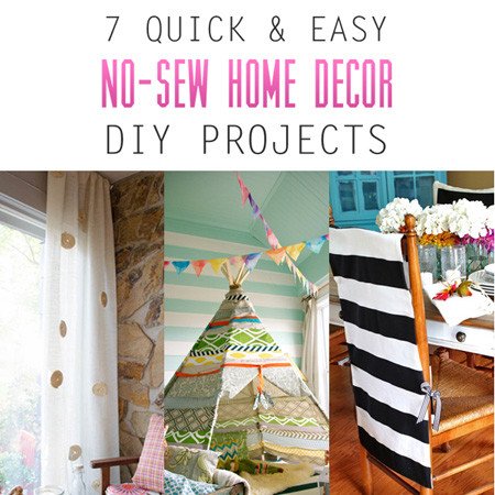 Diy Crafts for Home Decor Elegant 7 Quick and Easy No Sew Home Decor Diy Projects the Cottage Market