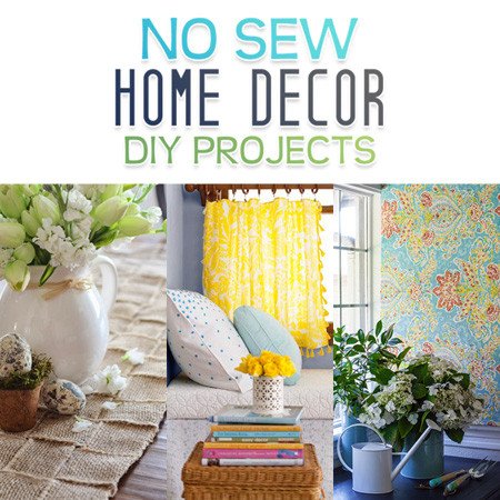 Diy Crafts for Home Decor Elegant No Sew Home Decor Diy Projects the Cottage Market