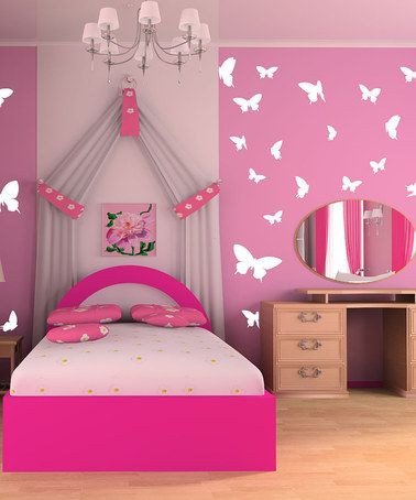 Diy Little Girl Room Decor Inspirational Take A Look at This White butterfly Moments Wall Decal by Sissy Little On Zulily today