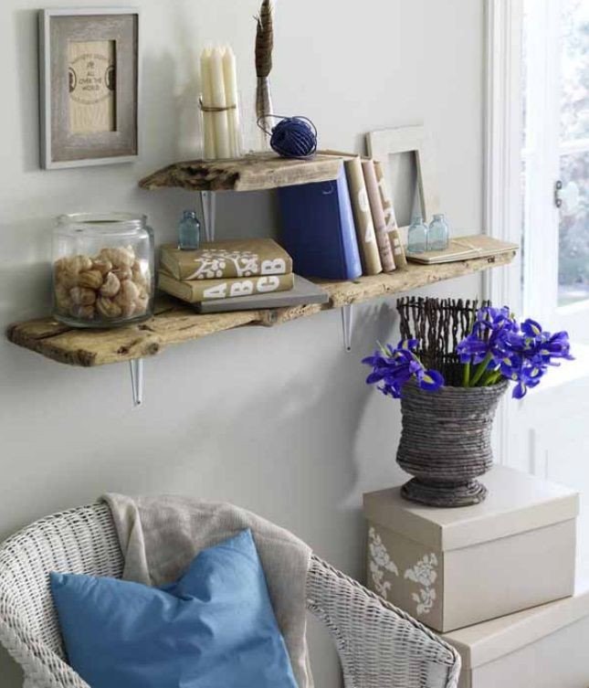 Diy Living Room Wall Decor Beautiful Diy Driftwood Decor Home Living Room Wall Shelves Planks 1001 Diy Ideas