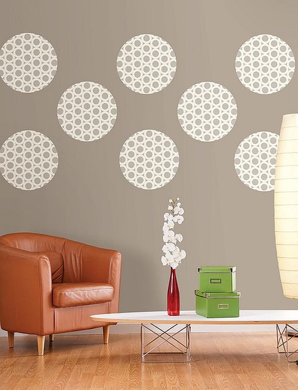 Diy Living Room Wall Decor Beautiful Diy Wall Dressings Polka Dot Designs that Add sophistication