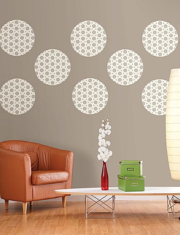 DIY Wall Dressings Polka Dot Designs that Add Sophistication