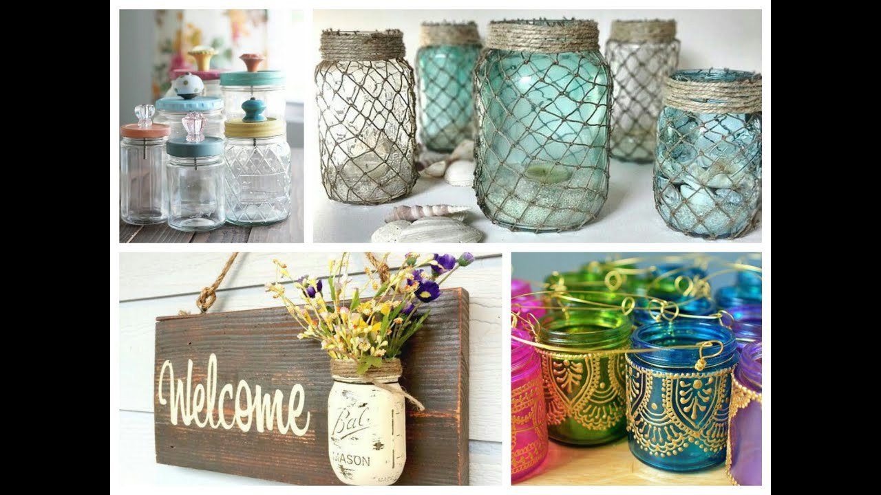 Diy Mason Jars Decor Ideas Fresh Mason Jar Crafts Inspiration Diy Room Decoration Ideas Upcycled Jars Projects