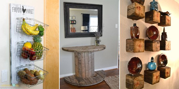 Diy Projects for Home Decor Unique 50 Rustic Diy Home Decor Projects