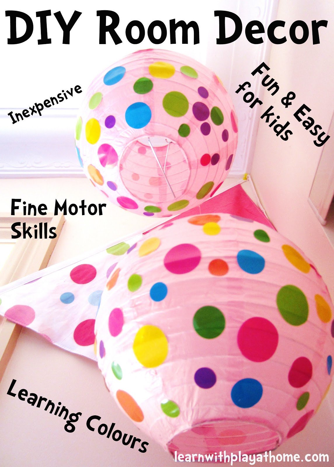 Diy Room Decor for Kids Best Of Learn with Play at Home Diy Kids Room Decor Spotty Lanterns