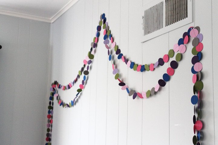 Diy Room Decor for Kids Elegant Diy Circle Garland A Cheap and Easy Kid S Room Decorating Idea