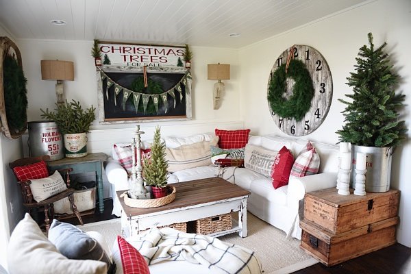 Diy Rustic Living Room Decor Luxury top Diy Rustic Christmas Decorating Ideas • the Bud Decorator