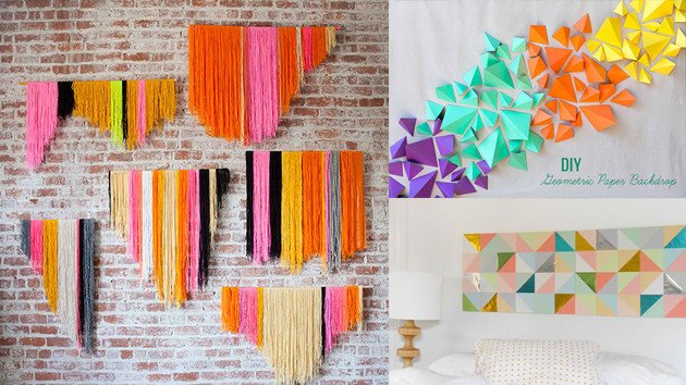 Diy Wall Decor with Pictures Fresh 20 Diy Geometric Wall Art Decorations for A Vivid Modern touch