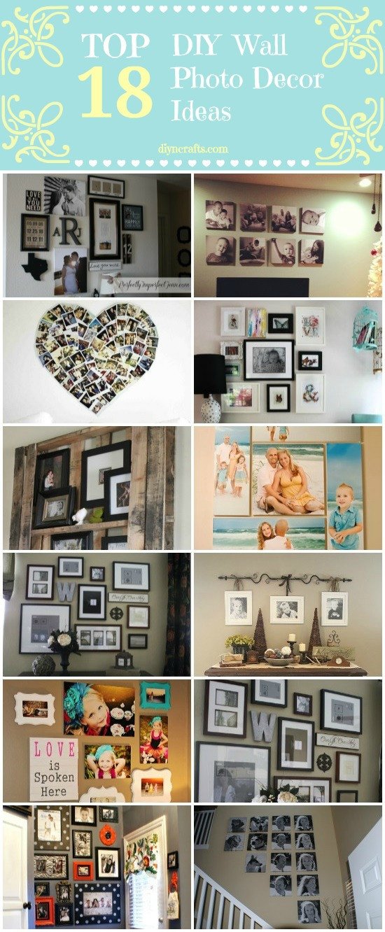 Diy Wall Decor with Pictures Inspirational top 18 Diy Wall Decor Ideas Diy &amp; Crafts