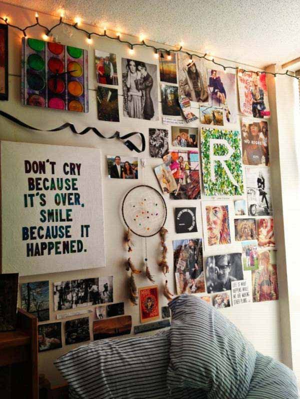 Dorm Room Wall Decor Ideas Inspirational top 24 Simple Ways to Decorate Your Room with S