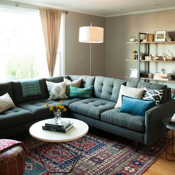 Eclectic Comfortable Living Room Awesome Eclectic Interior Design for Living Room Front Main