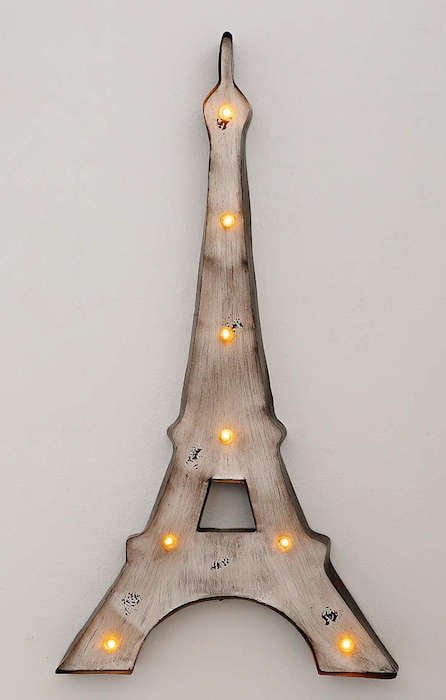 Eiffel tower Decor with Lights Awesome Eiffel tower Light Paris Decor Ideas