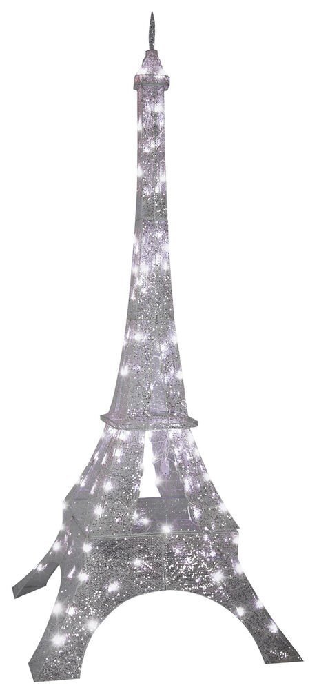 Eiffel tower Decor with Lights Best Of Eiffel tower 7 Ft Sparkle Crystal Splendor Prop Gemmy Christmas Yard Decoration