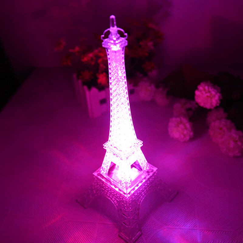 Eiffel tower Decor with Lights Lovely Eiffel tower Night Light Decoration Led Lamp Desk Bedroom Lighting