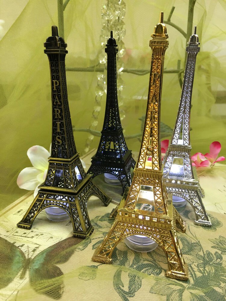 Eiffel tower Decor with Lights New Eiffel tower Paris Metal Stand Model Table Decor W Extra Led Waterproof Light