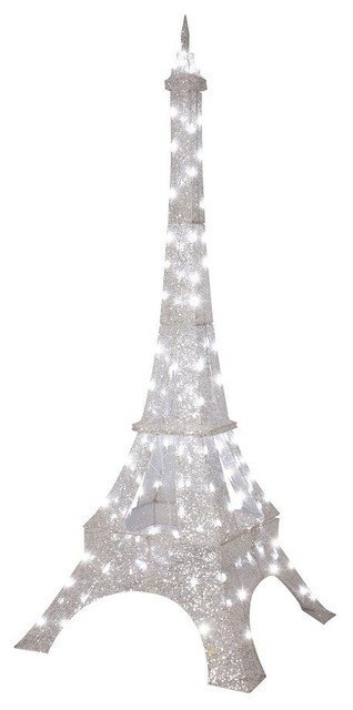 Eiffel tower Decor with Lights New Gemmy Crystal Eiffel tower Outdoor Twinkling Led Christmas Decoration Contemporary Holiday