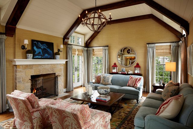 English Traditional Living Room Best Of English Manor Renovation Traditional Living Room Chicago by Burns and Beyerl Architects