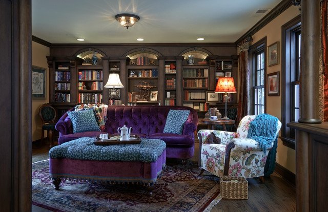 English Traditional Living Room Best Of Old English Library Traditional Living Room Portland by Rockwood Cabinetry