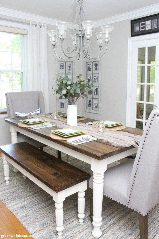 Farmhouse Dining Room Wall Decor Beautiful the Coastal Farmhouse Dining Room Reveal Green with Decor