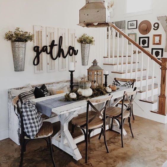 Farmhouse Dining Room Wall Decor Fresh 10 Beautiful Rustic Farmhouse Decor Ideas