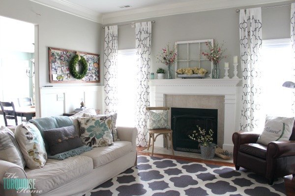 Farmhouse Living Room Curtains Decor Ideas Fresh Farmhouse Fresh Spring Mantel