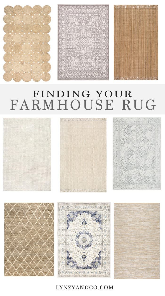 Farmhouse Living Room with Rug Awesome Finding the Perfect Farmhouse Rug Lynzy &amp; Co