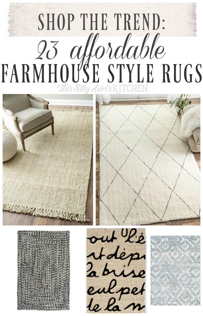 Farmhouse Living Room with Rug Elegant Shop the Trend 23 Affordable Farmhouse Style Rugs This Silly Girl S Kitchen