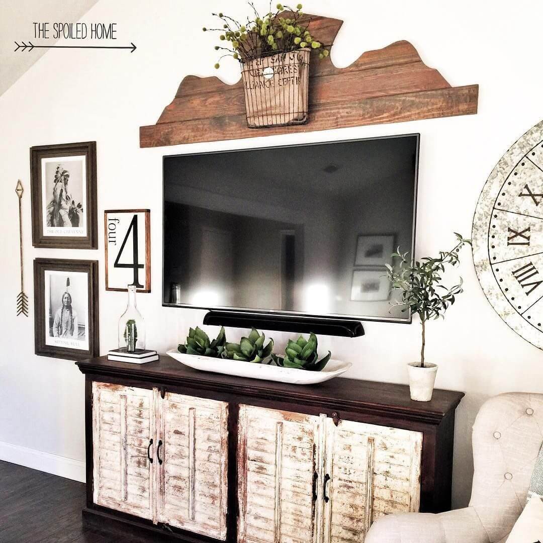 Farmhouse Tv Stand Design Ideas and Decor Fresh 33 Best Rustic Living Room Wall Decor Ideas and Designs for 2019