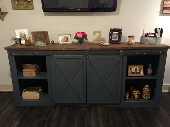 Farmhouse Tv Stand Design Ideas and Decor New Farmhouse Tv Console Tv Stand Wood Farmhouse Country Furniture Sliding Doors Barn Sliding