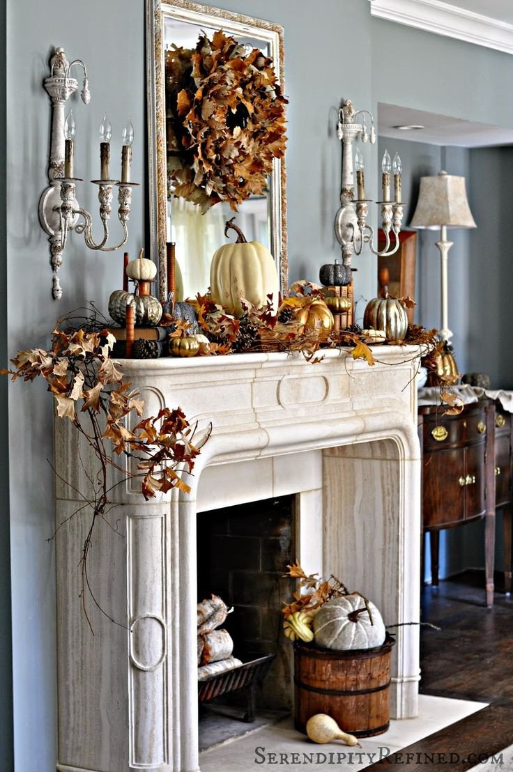 Fireplace Mantel Decor Ideas Home Lovely Fireplace Mantel Decor Ideas for Decorating for Thanksgiving