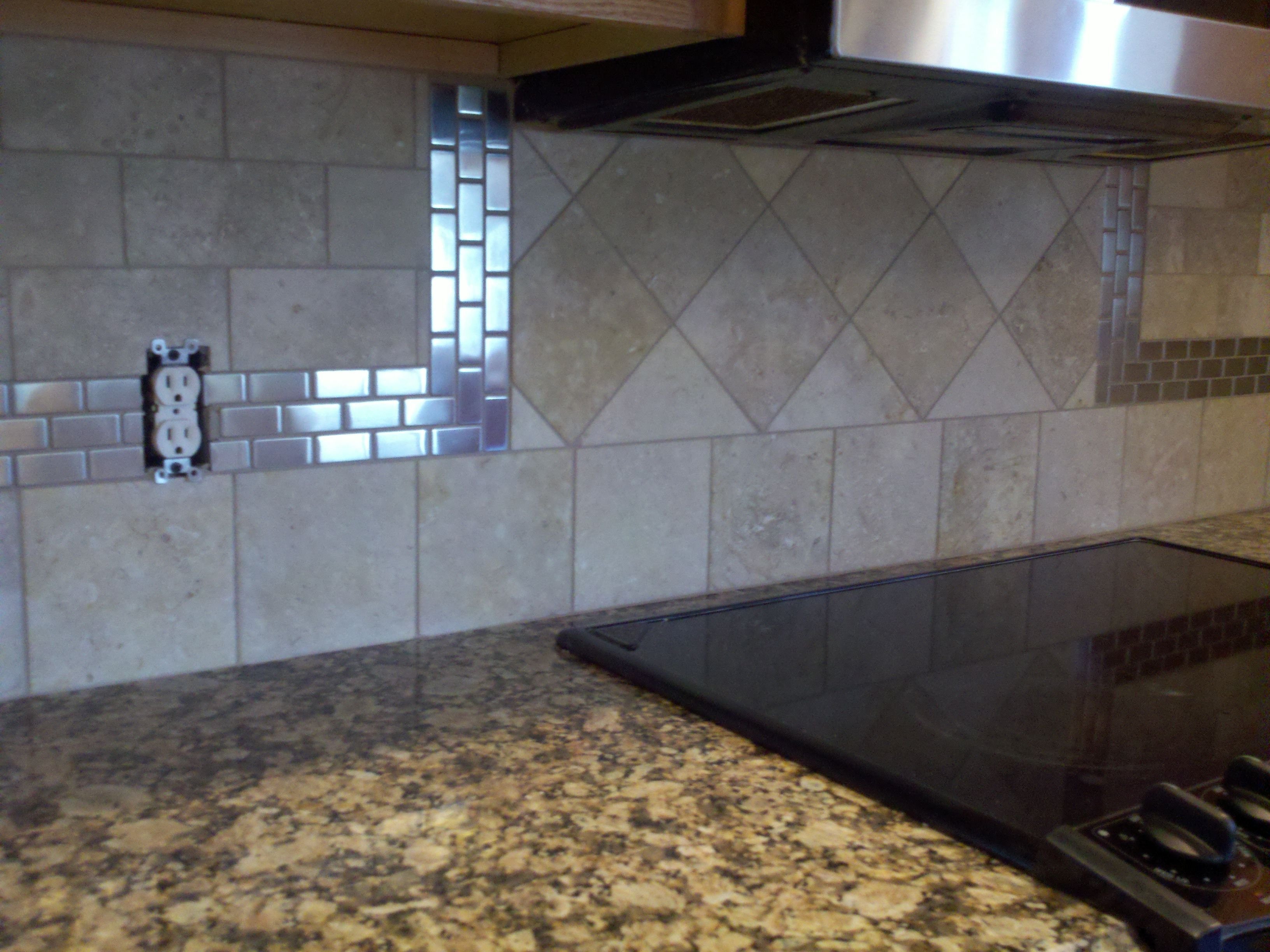 Floor and Decor Backsplash Tile Lovely Brushed Jerusalem Gold Grey Limestone Custom Pattern Using 6x6 &amp; 3x6 with Florida Tile