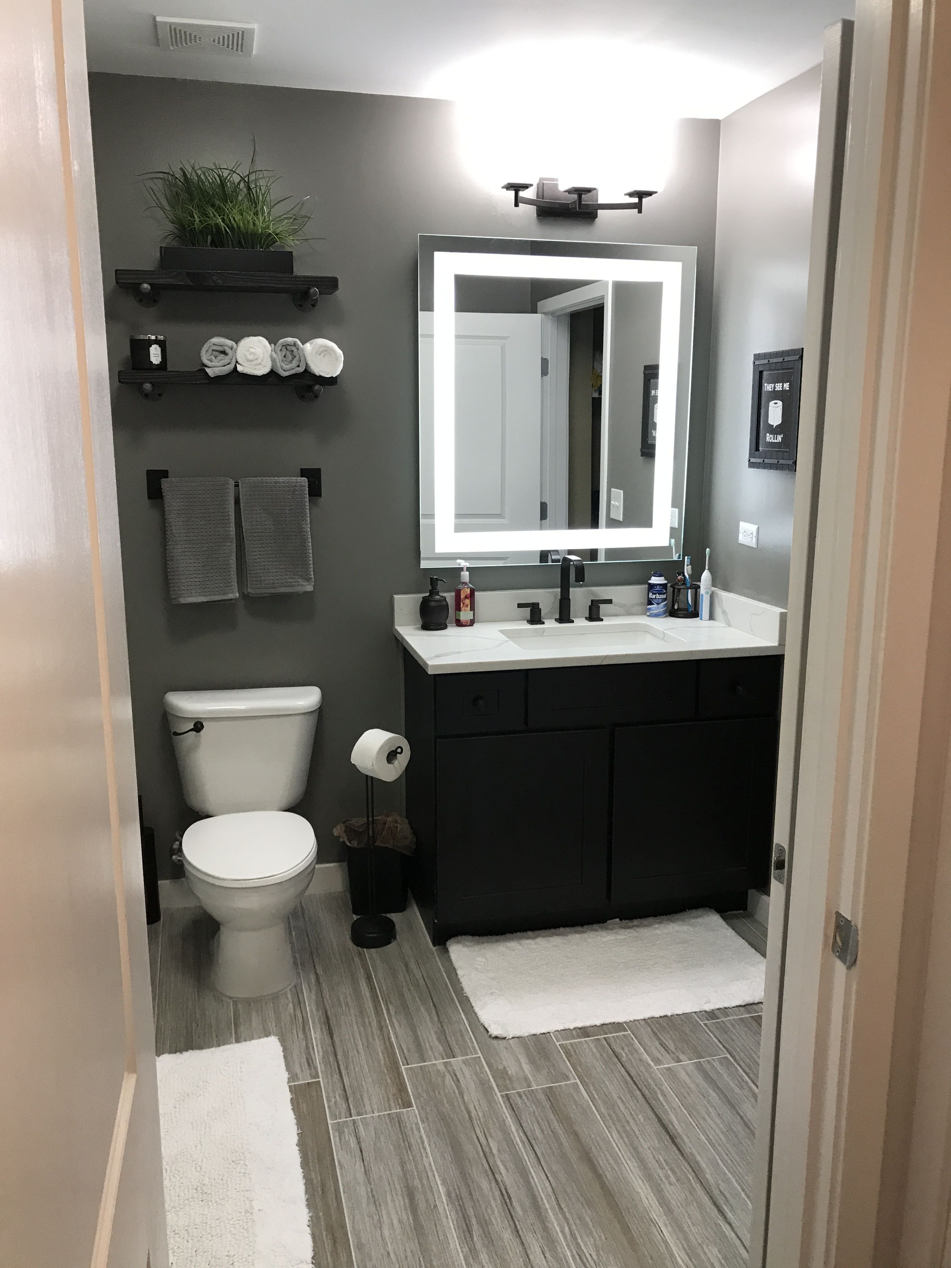 Floor and Decor Bathroom Vanities Beautiful Grey Bathroom Men S Bathroom Small Wood Floor Look Mirror Espresso Vanity Lighting