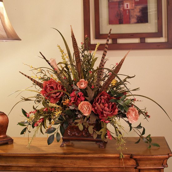 Flower Arrangements for Home Decor Beautiful Silk Flowers