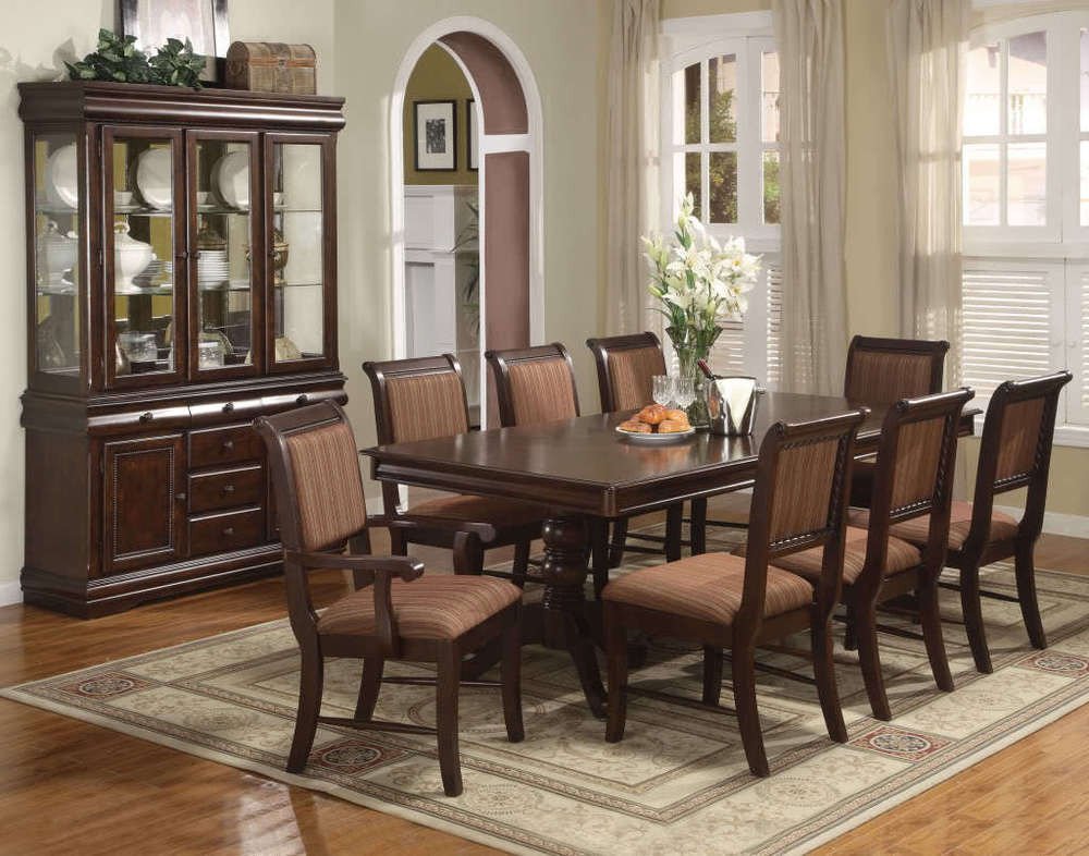 Formal Dining Room Table Decor Awesome Merlot 7 Piece formal Dining Room Set Table 4 Side Chairs 2 Arm Chairs