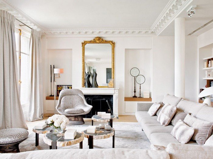 French Contemporary Living Room New Effortless Chic Interiors with Modern French Style