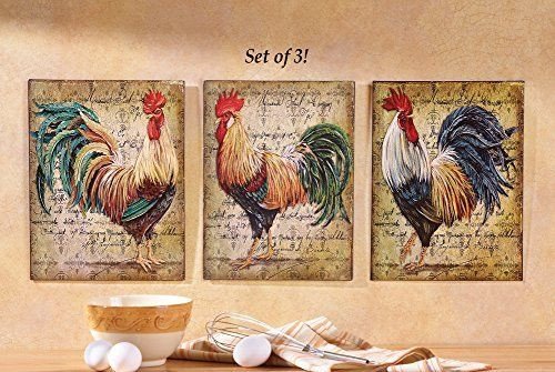 French Country Kitchen Wall Decor Elegant Farm Rooster Metal French Country Style Wall Art Hangings Kitchen Home Decor