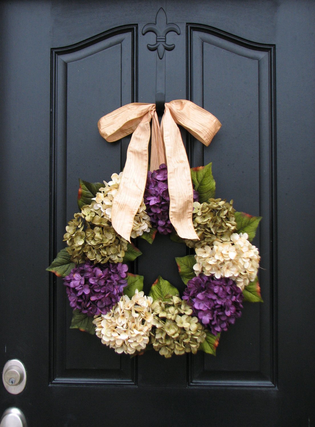Front Door Decor for Summer Beautiful Spring Summer Wreaths Hydrangea Wreath Spring by Twoinspireyou