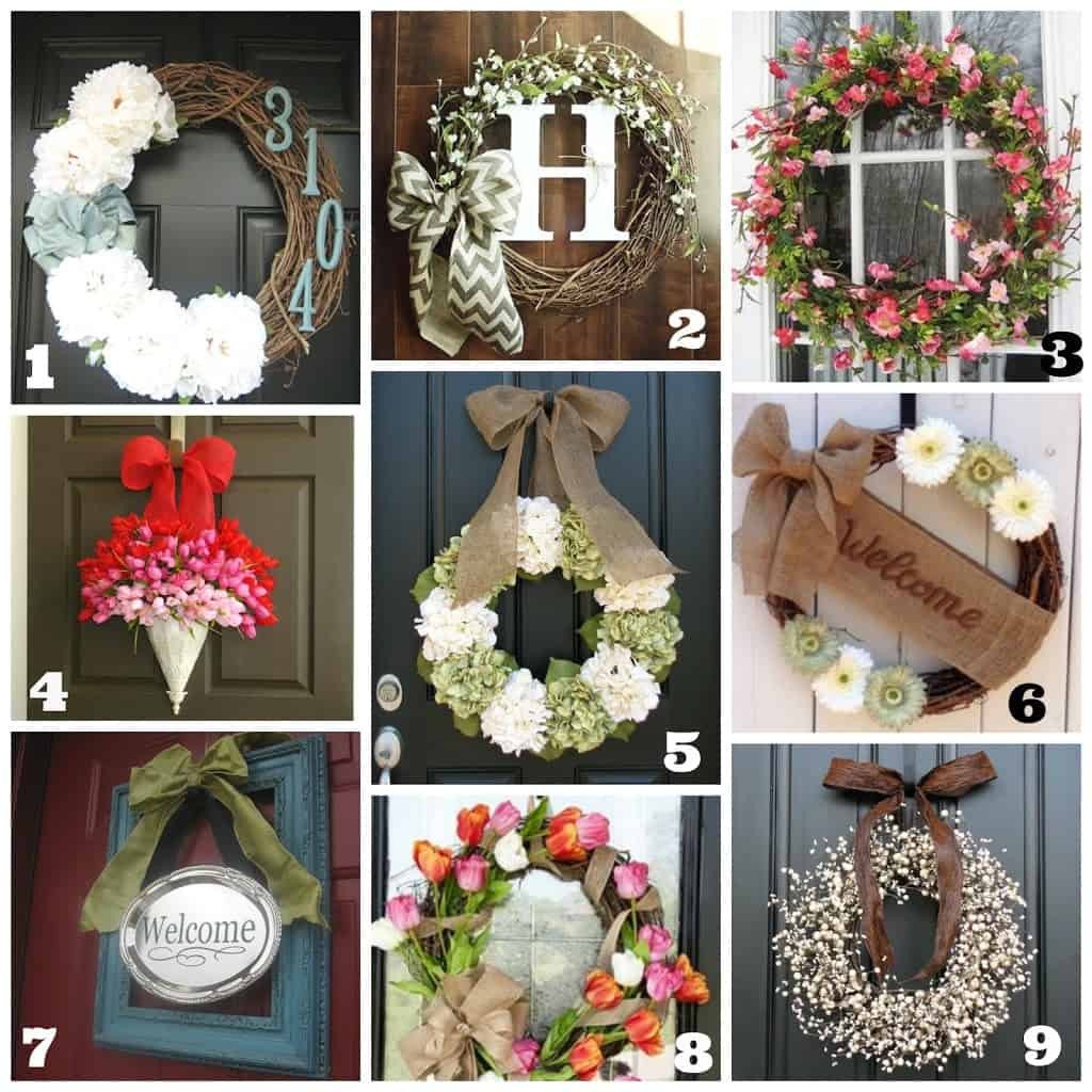 Front Door Decor for Summer Elegant Diy Front Door Wreaths Spring Summer Life A Little Brighter