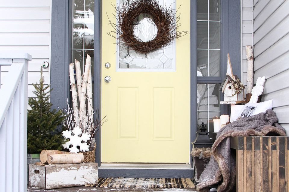 Front Door Decor for Winter Elegant 21 Best Winter Porch Decorating Ideas