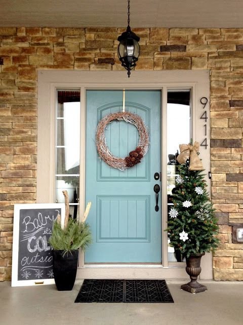 Front Door Decor for Winter Elegant 29 Cozy and Inviting Winter Porch Décor Ideas Gardenoholic