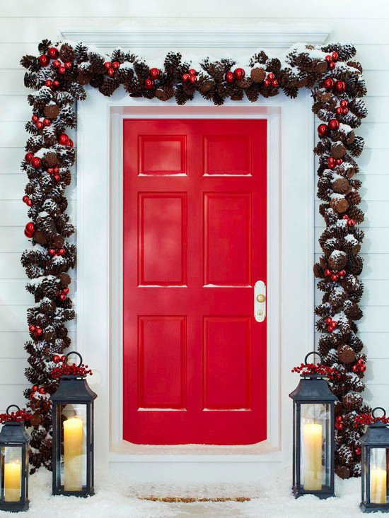 Front Door Decor for Winter Elegant Front Door Christmas and some Winter Displays and Decor that Say Wel E