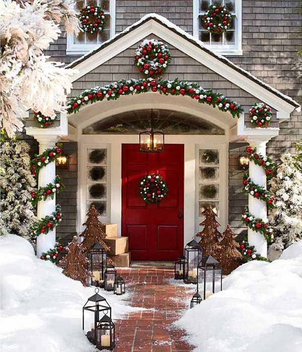 Front Porch Decor for Christmas Fresh 40 Cool Diy Decorating Ideas for Christmas Front Porch