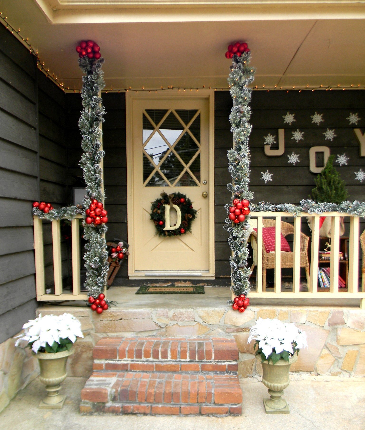 Front Porch Decor for Christmas Fresh Front Porch Christmas Decorating Ideas Country Christmas