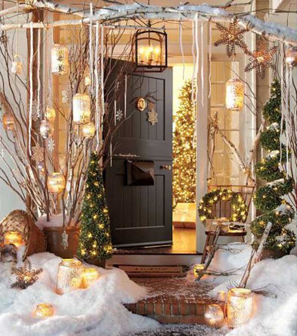 Front Porch Decor for Christmas Lovely 40 Cool Diy Decorating Ideas for Christmas Front Porch