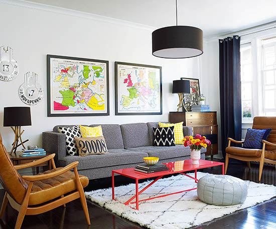 Fun Living Room Decorating Ideas Unique before and after A Modern Makeover for A Small Apartment